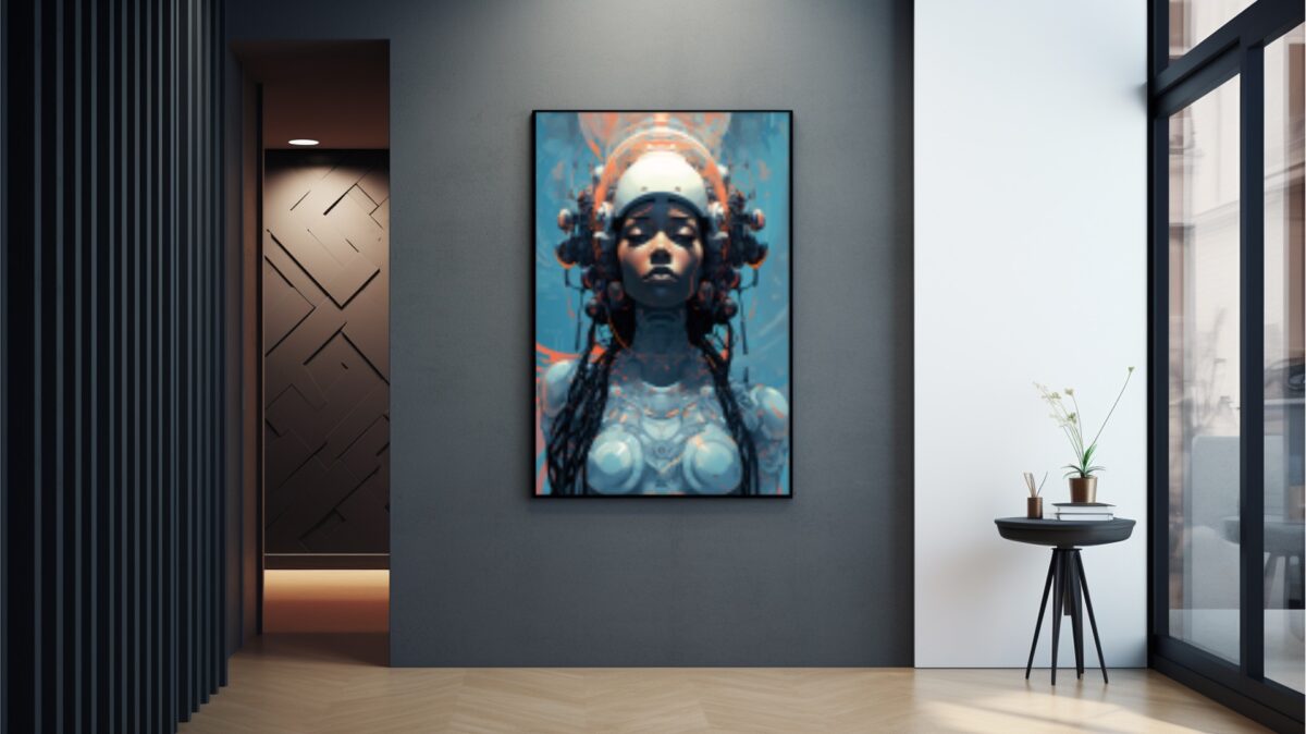 Sci-Fi Black Woman - Digital Download Wall Art