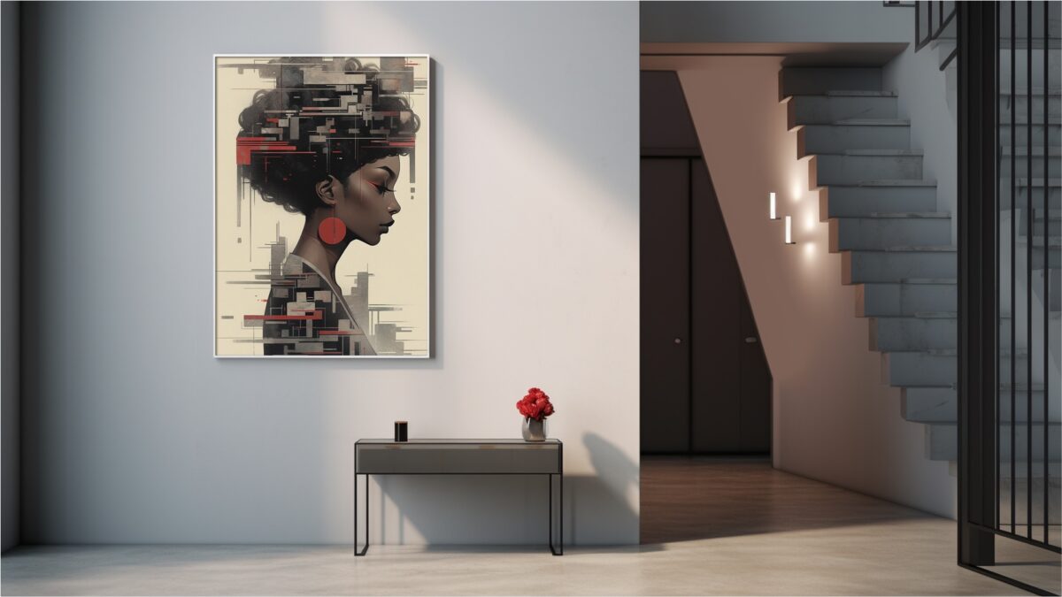 Afro Art Deco Black Woman - Digital Download Wall Art - Image 8