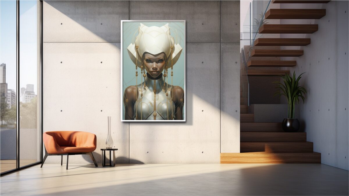Sci-Fi Black Woman Of The White Guard - Digital Download Wall Art - Image 9