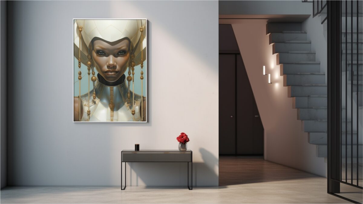 Sci-Fi Black Woman Of The White Guard - Digital Download Wall Art - Image 8