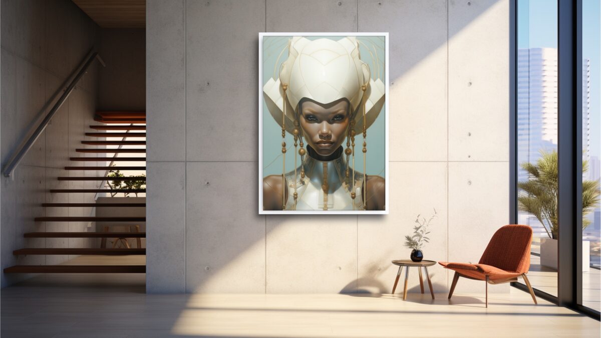 Sci-Fi Black Woman Of The White Guard - Digital Download Wall Art - Image 5