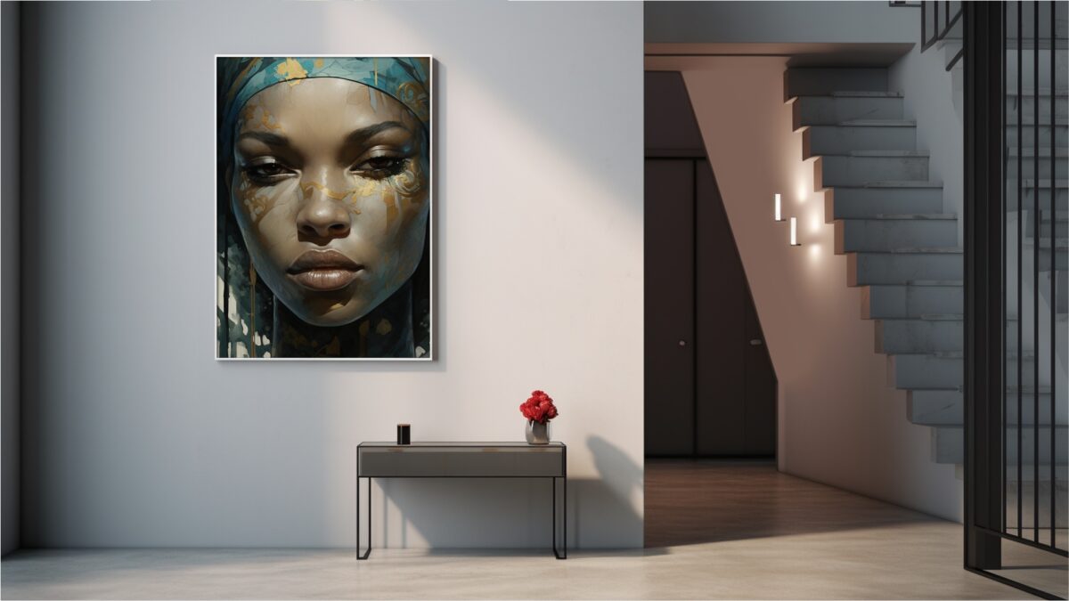 Black Woman With Head Wrap - Digital Download Wall Art - Image 8