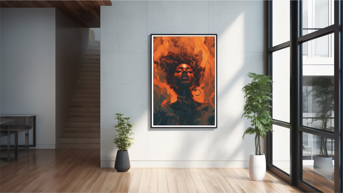 Horror The Dammed - Black Woman - Digital Download Wall Art - Image 7