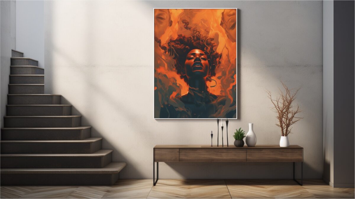 Horror The Dammed - Black Woman - Digital Download Wall Art - Image 6