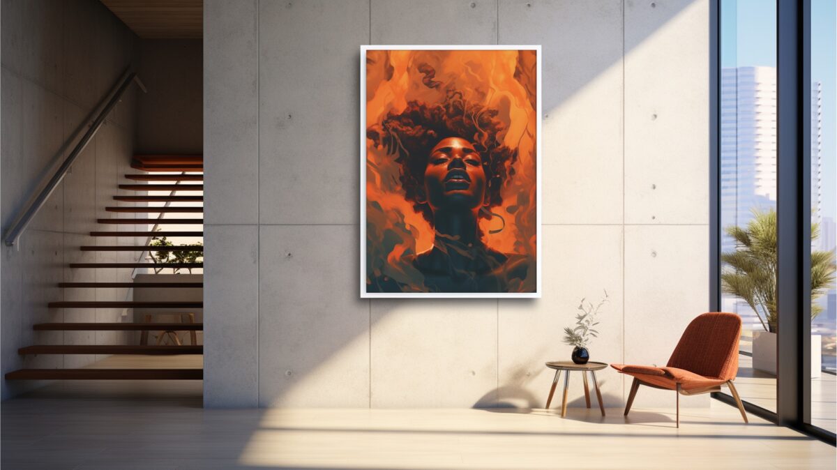 Horror The Dammed - Black Woman - Digital Download Wall Art - Image 5