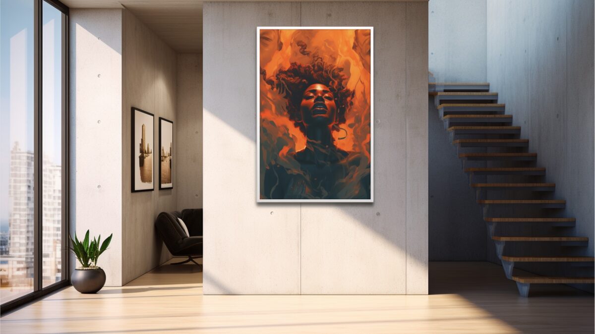 Horror The Dammed - Black Woman - Digital Download Wall Art - Image 4