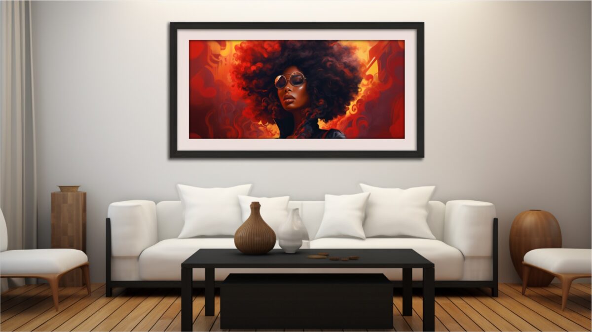 Blaze Reverie - Afrocentric Digital Art (Single File) - Image 7