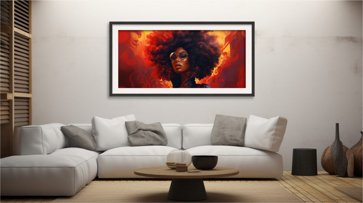 Blaze Reverie - Afrocentric Digital Art (Single File) - Image 6