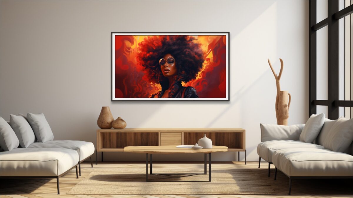 Blaze Reverie - Afrocentric Digital Art (Single File) - Image 3