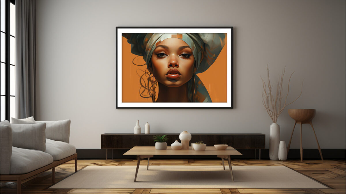African Woman With Head Wrap - Digital Download Wall Art - Image 10