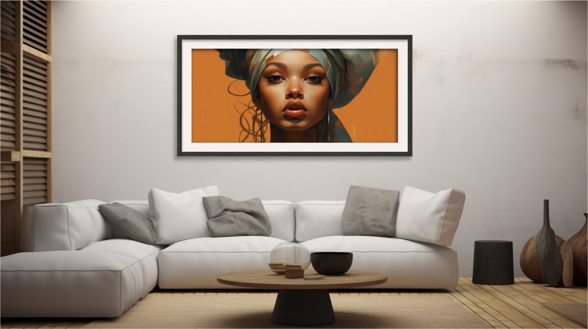 African Woman With Head Wrap - Digital Download Wall Art - Image 8