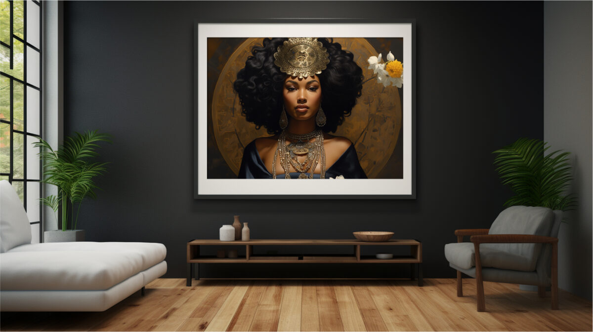 Emperess-Black-Woman - Digital Download Wall Art - Image 9