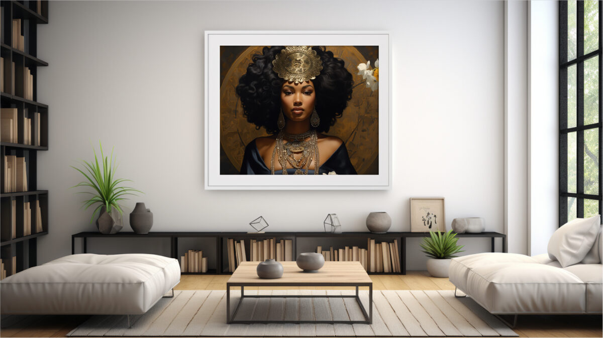 Emperess-Black-Woman - Digital Download Wall Art - Image 5