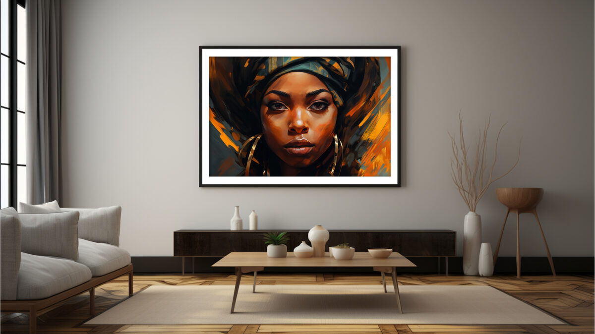 African Woman Painterly – Digital Download Wall Art - Image 3