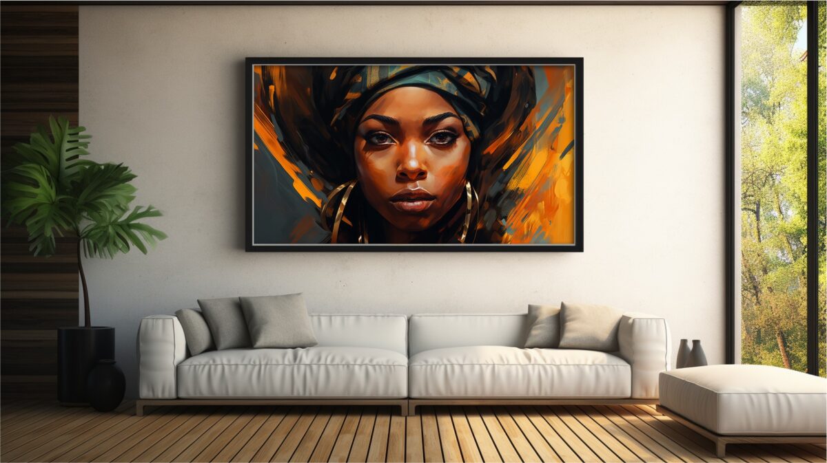 African Woman Painterly – Digital Download Wall Art - Image 9