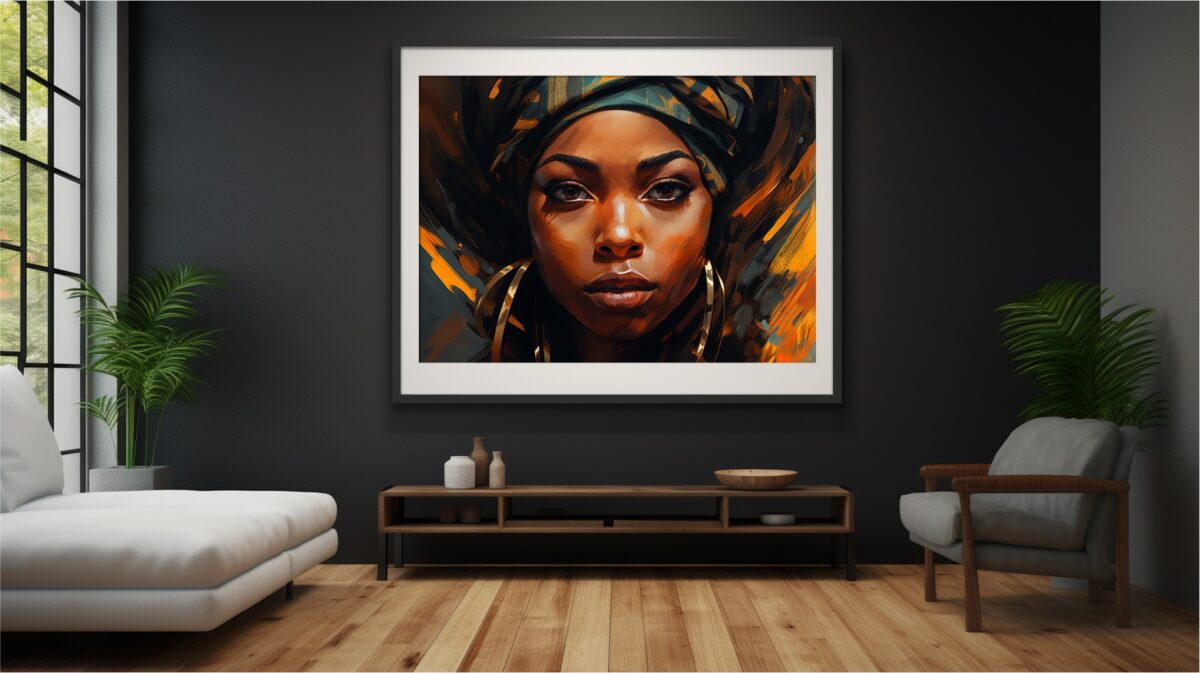 African Woman Painterly – Digital Download Wall Art - Image 8