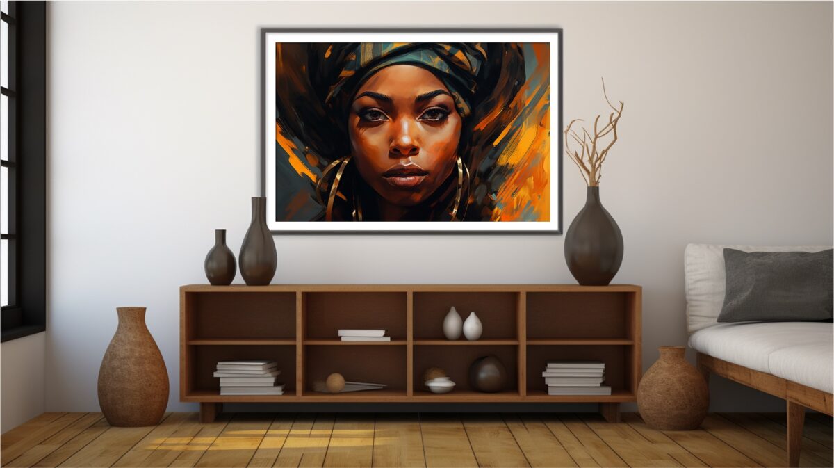 African Woman Painterly – Digital Download Wall Art - Image 7