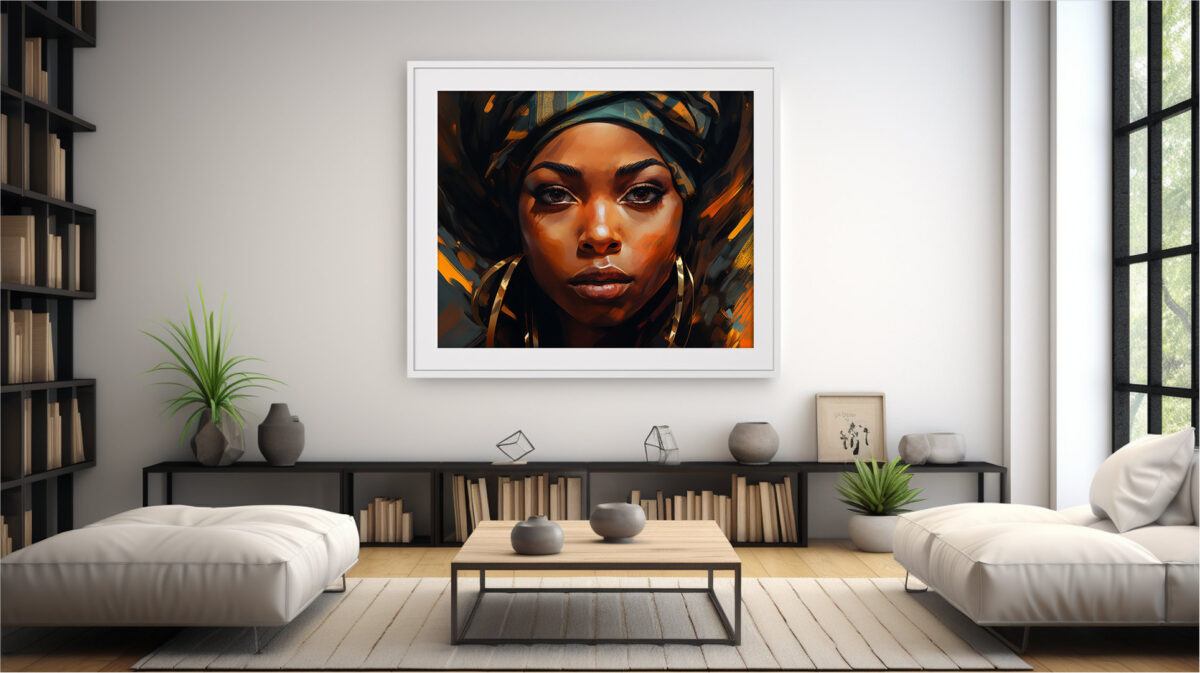 African Woman Painterly – Digital Download Wall Art - Image 4