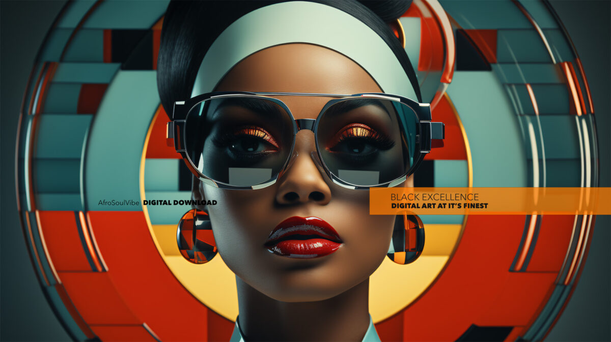 Elegant Shades: Timeless Style for the Modern Woman - Digital Download Art - Image 2