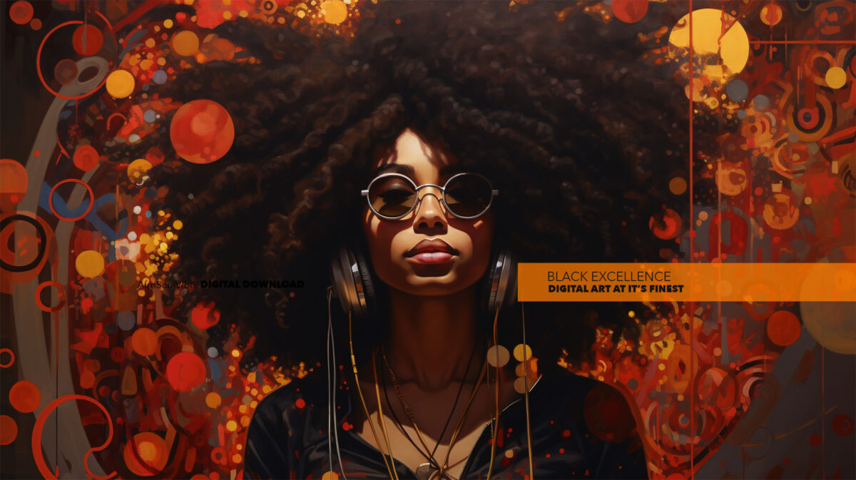 Groove Ember – Afrocentric Digital Art (Single File) - Image 2