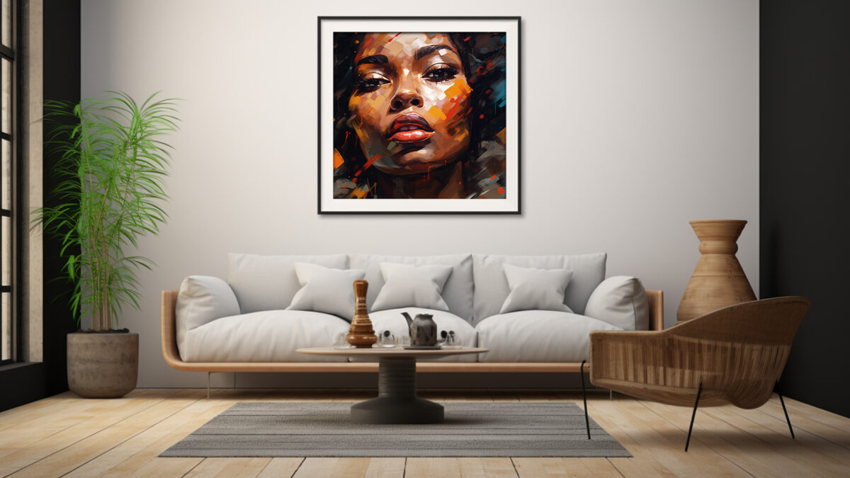 Contemporary Afrocentric Woman's Portrait - Digital Download Art - Image 5