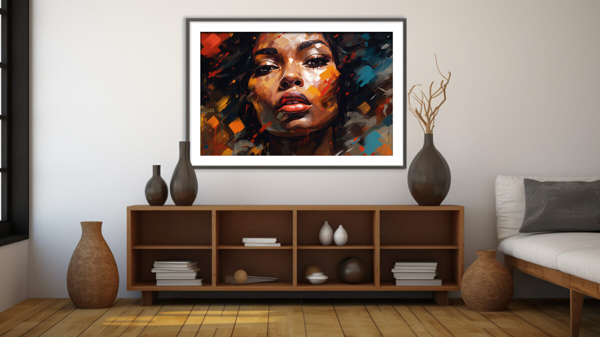 Contemporary Afrocentric Woman's Portrait - Digital Download Art - Image 4