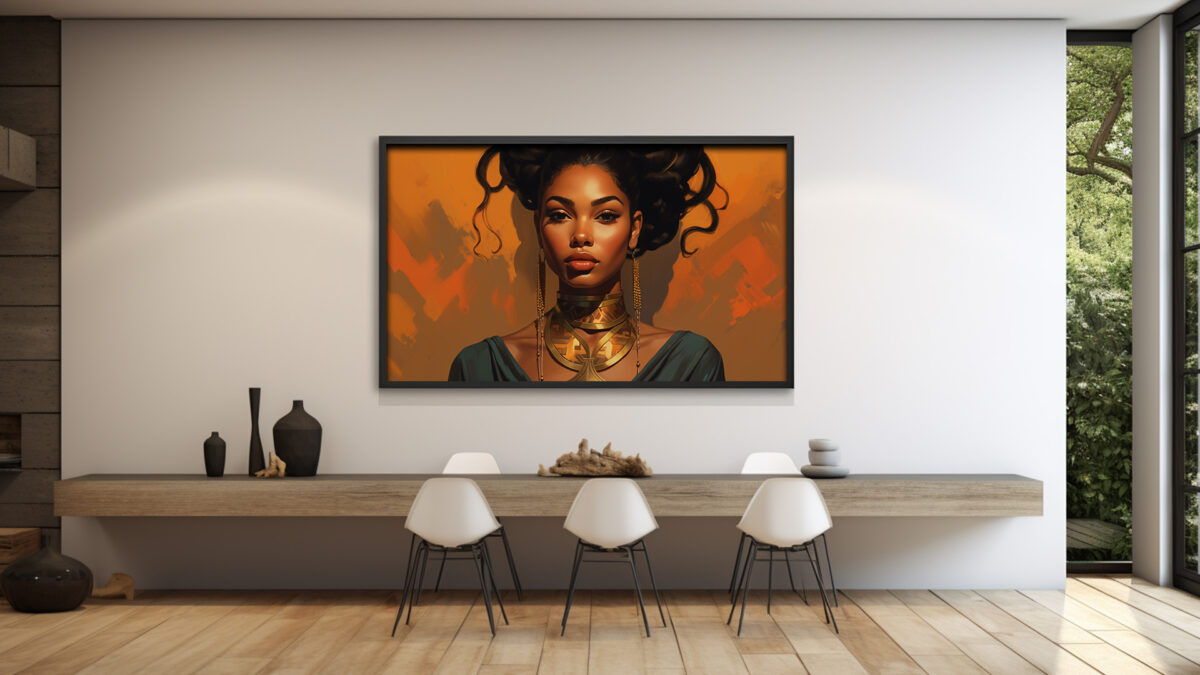 High-Fashion Elegant Black Woamn - Digital Download Art - Image 6