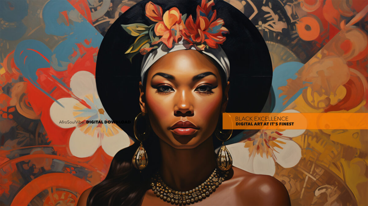 Blasian Flowers - Digital Download Art - Image 2