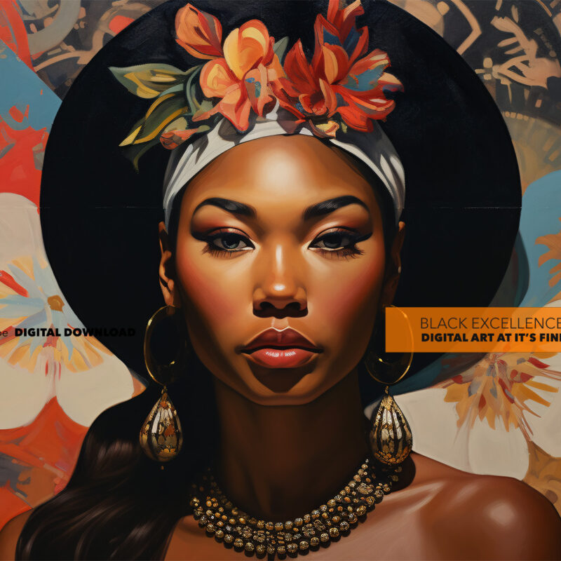 Alternative view of Blasian Flowers - Digital Download Art