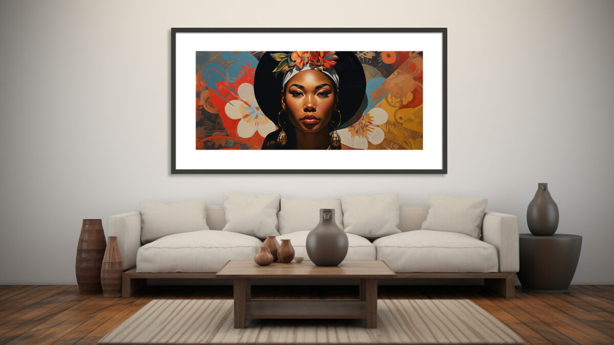 Blasian Flowers - Digital Download Art