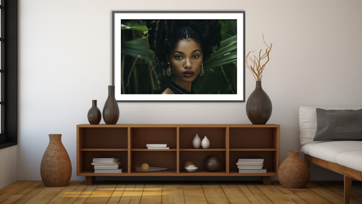 Black Woman Lush Forrest - Digital Download Art - Image 5