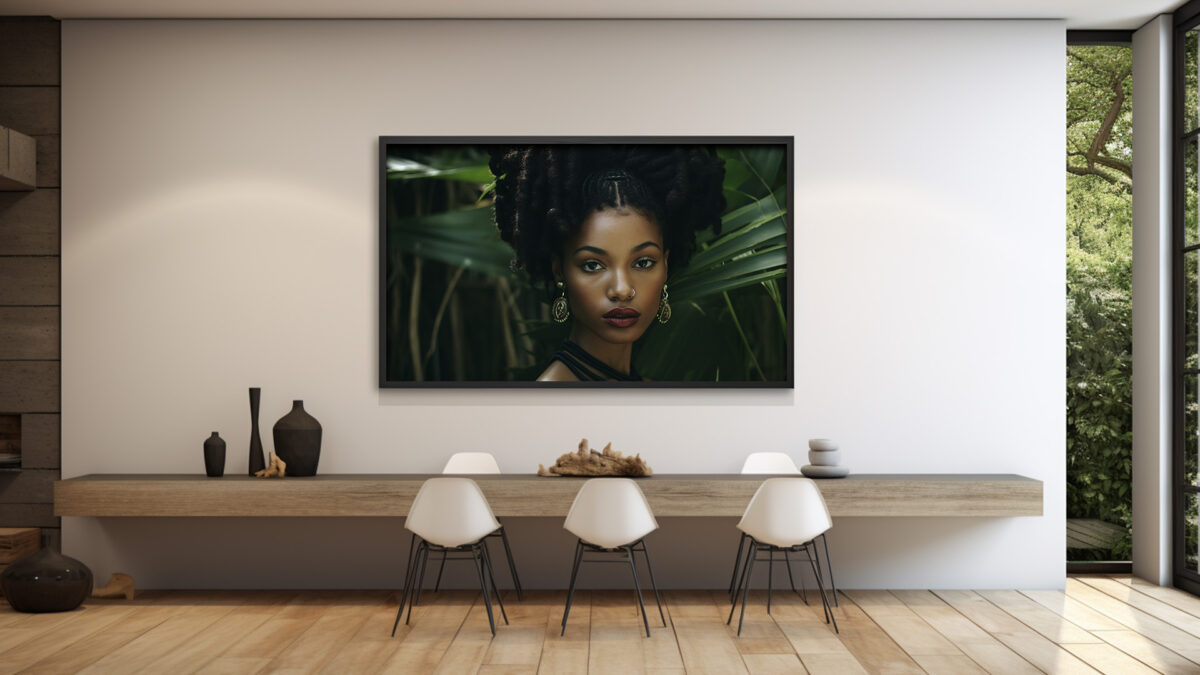 Black Woman Lush Forrest - Digital Download Art - Image 6