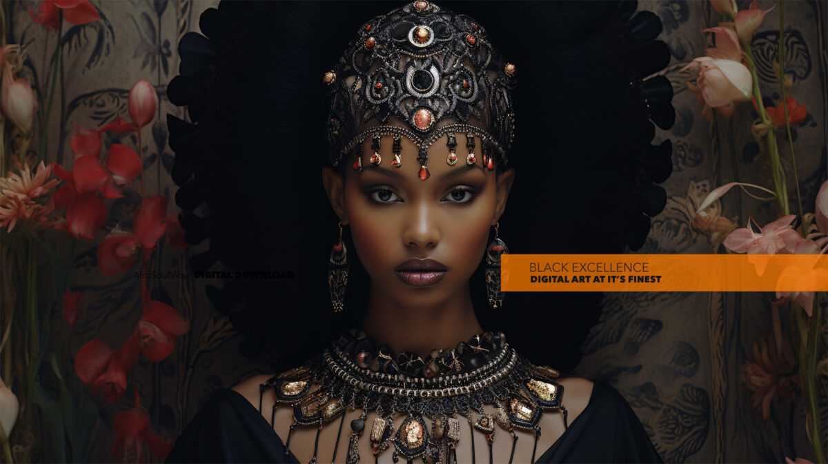 Young Black Empress - Digital Download Art - Image 2
