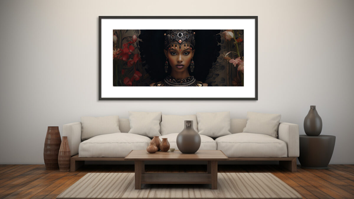 Young Black Empress - Digital Download Art