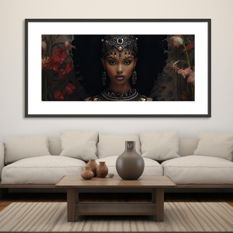 Young Black Empress - Digital Download Art