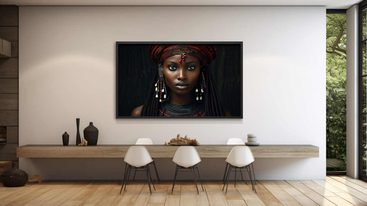 African Elegance: A Digital Art Masterpiece - Digital Download Art - Image 6