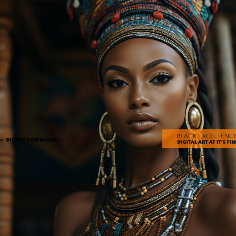 Alternative view of African Royalty - Digital Download Art