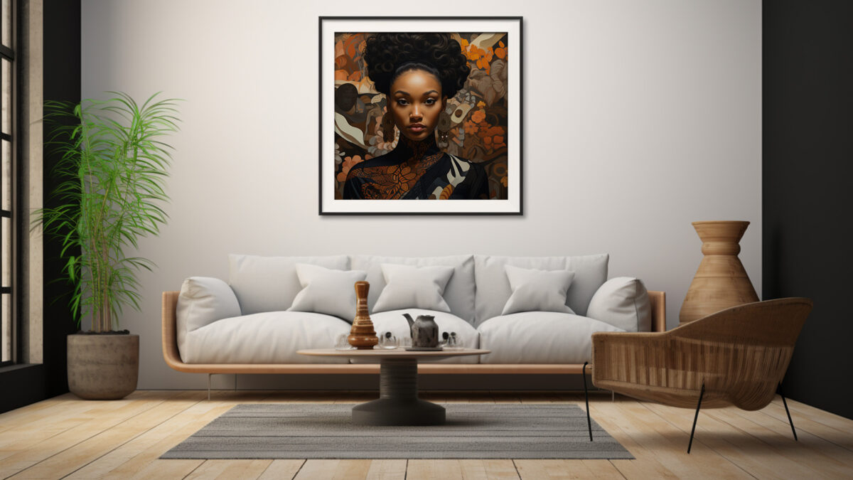 Elegance in Bloom: A Celebration of Black Excellence - Digital Download Art - Image 5