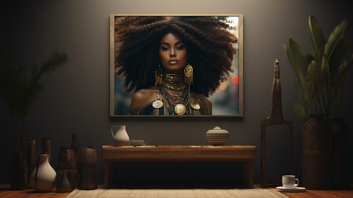 Elegant Afrocentric Digital Art - Black Excellence - Digital Download Art - Image 6