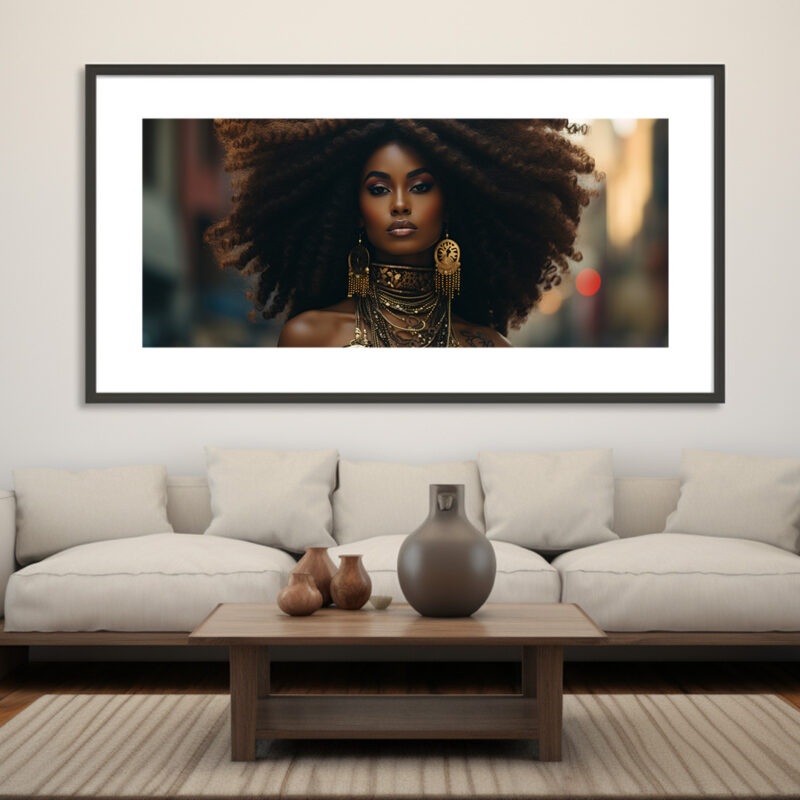 Elegant Afrocentric Digital Art - Black Excellence - Digital Download Art