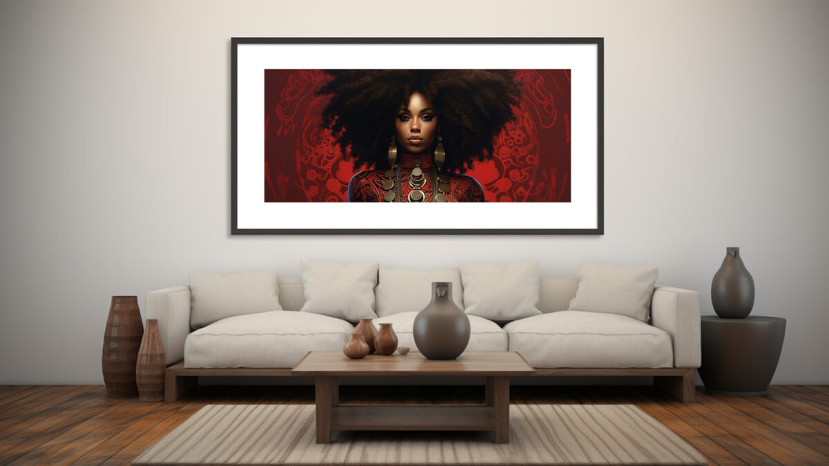 Black Afro Excellence: Digital Art at Its Finest - Digital Download Art