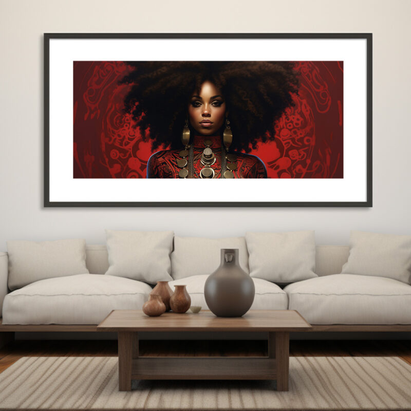 Black Afro Excellence: Digital Art at Its Finest - Digital Download Art