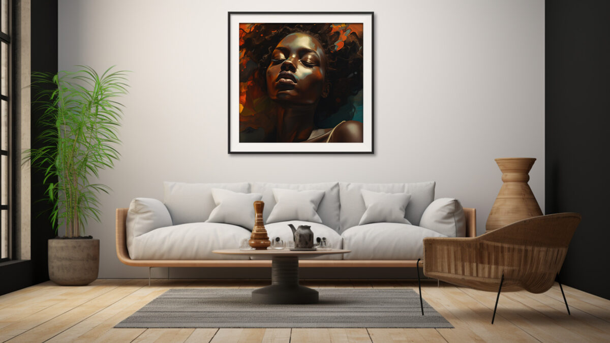 Ethereal Reverie: Profile Portrait - Digital Download Art Print - Image 5