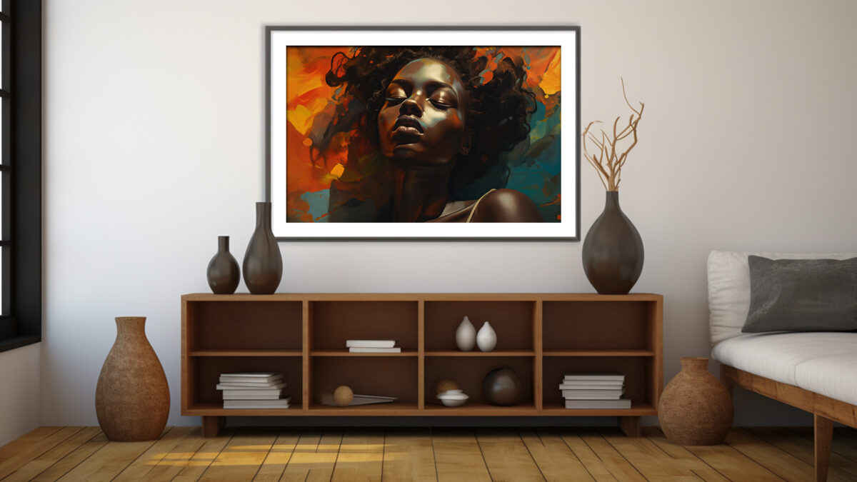 Ethereal Reverie: Profile Portrait - Digital Download Art Print - Image 4