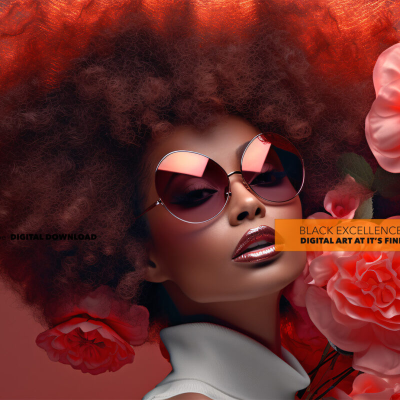 Alternative view of Elegance in Bloom: A Stunning - Digital Download Art Print