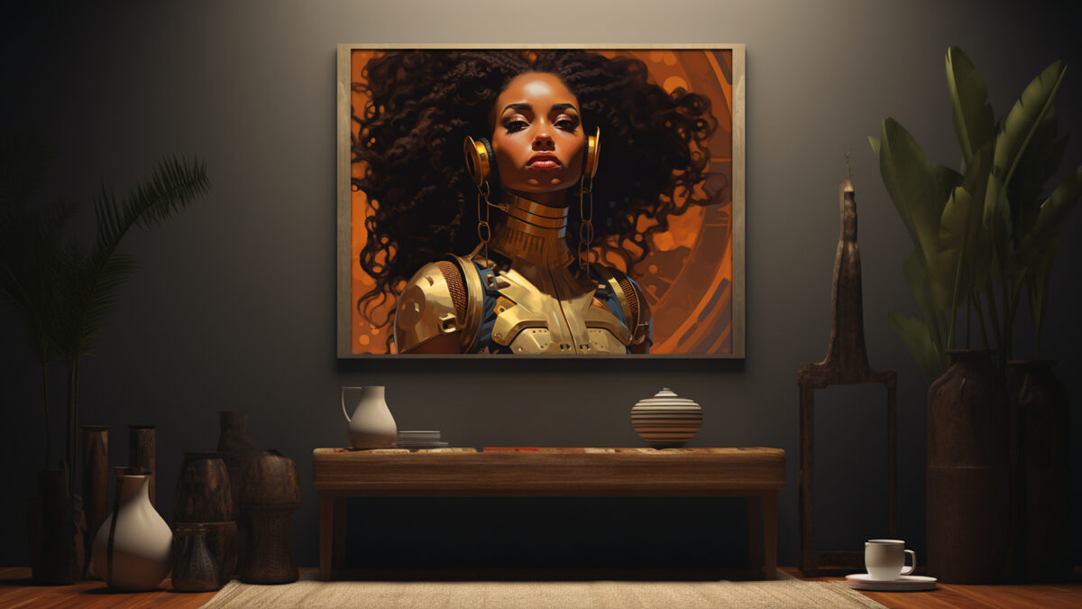 Future Tribes: A Digital Odyssey - Digital Art Print - Image 6