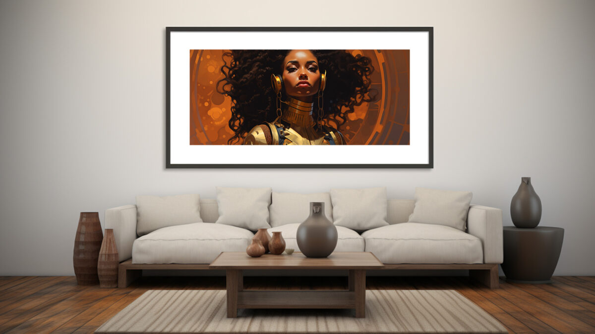 Future Tribes: A Digital Odyssey - Digital Art Print