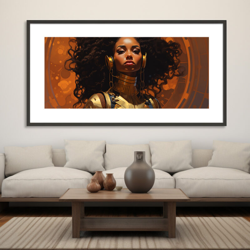 Future Tribes: A Digital Odyssey - Digital Art Print