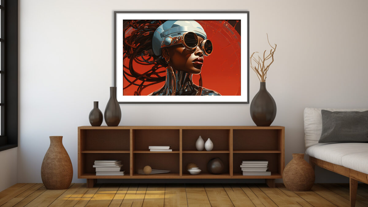 Futuristic Portrait: Afrofuturism Evolution - Digital Art Print - Image 4