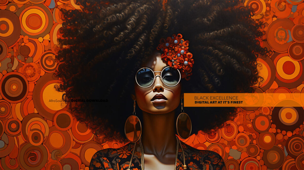 Radiance Woven – Afrocentric Digital Art (Single File) - Image 2